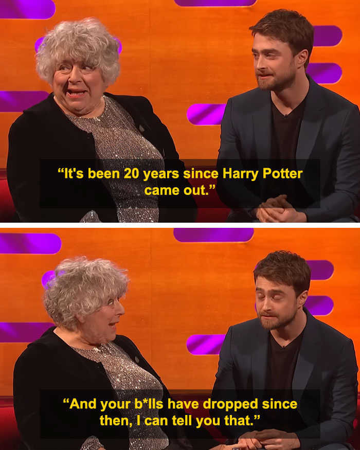 Miriam Margolyes & Daniel Radcliffe