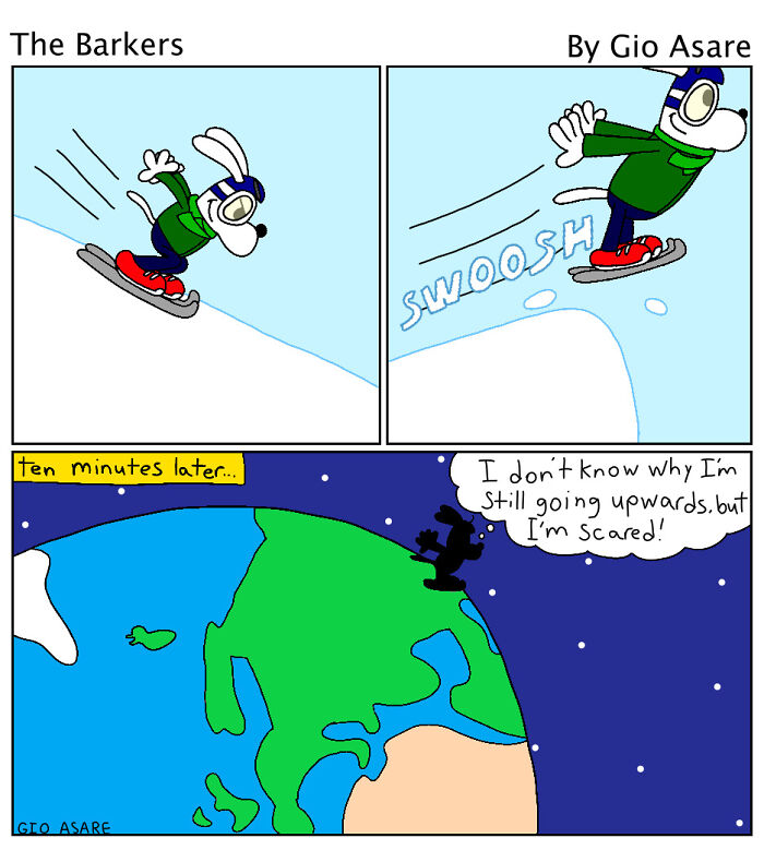 When Winter Olympics Crash The Barkers Comics!