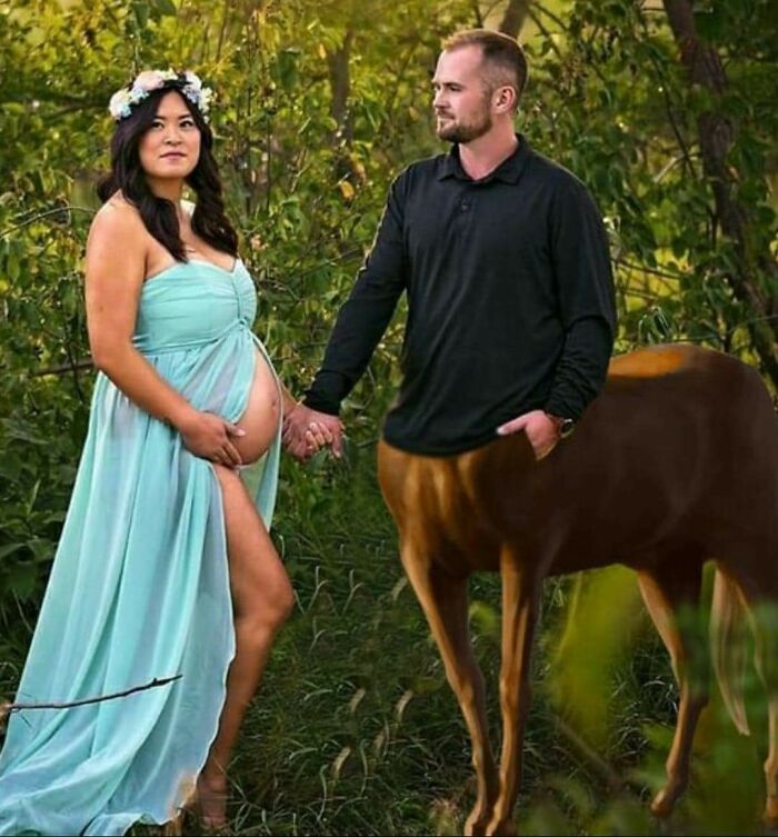 When A Cousin Edits Your Maternity Photos And Things Get Weird
