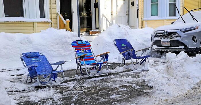 Parking Lot Snow Wars: The Epic Battle for Your Spot!