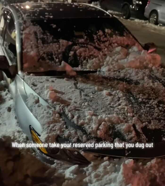 Parking Lot Snow Wars: The Epic Battle for Your Spot!