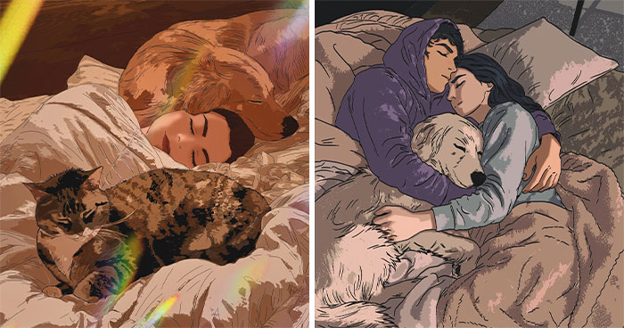 Meet The Artist Who Turns Your Pet Pics Into Heart-Melting Digital Portraits!
