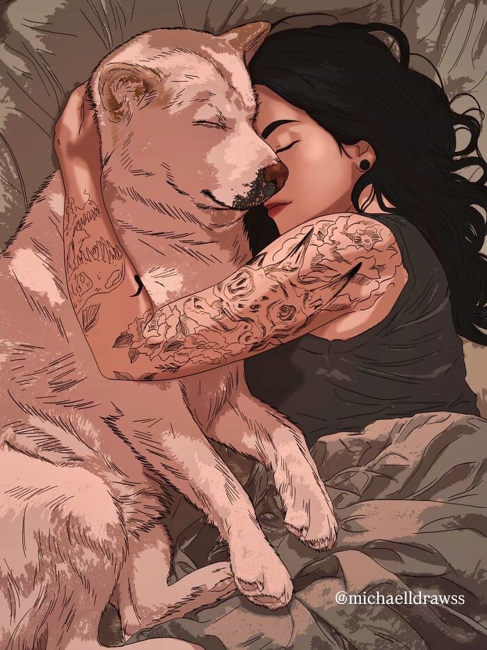 Meet The Artist Who Turns Your Pet Pics Into Heart-Melting Digital Portraits!