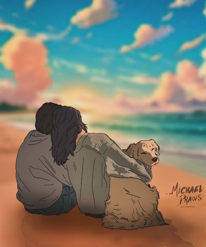 Meet The Artist Who Turns Your Pet Pics Into Heart-Melting Digital Portraits!