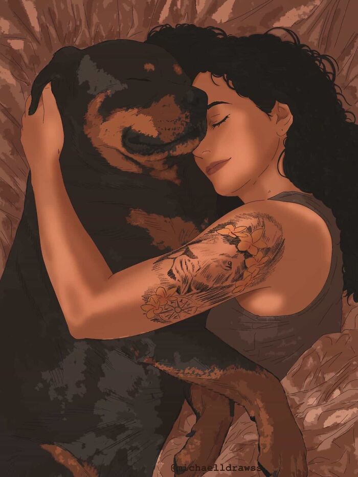 Meet The Artist Who Turns Your Pet Pics Into Heart-Melting Digital Portraits!