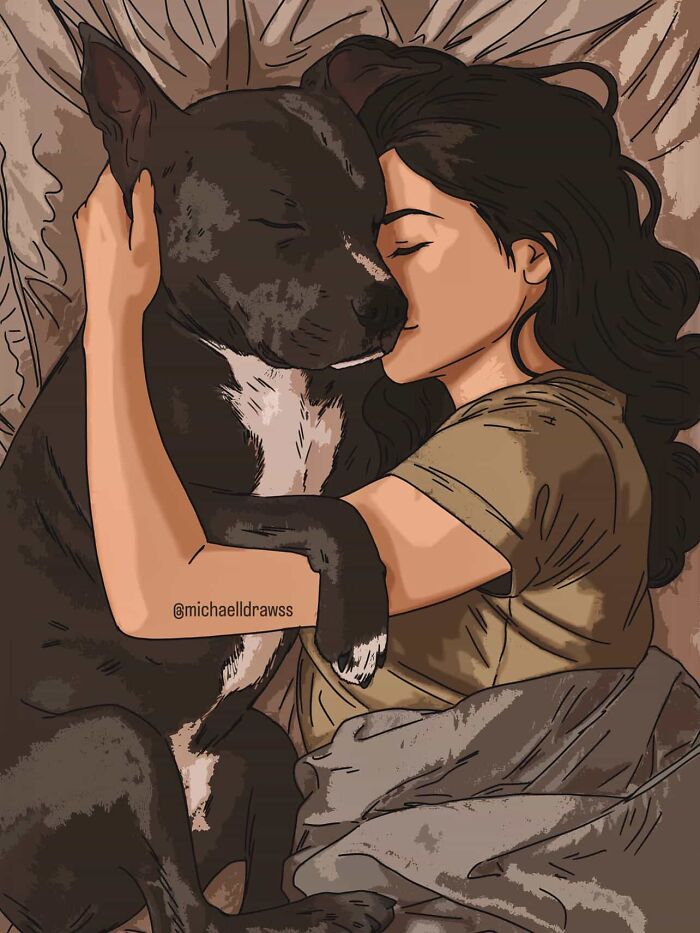 Meet The Artist Who Turns Your Pet Pics Into Heart-Melting Digital Portraits!