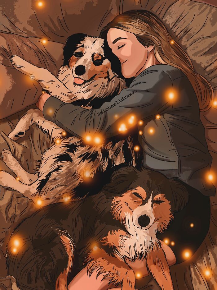 Meet The Artist Who Turns Your Pet Pics Into Heart-Melting Digital Portraits!