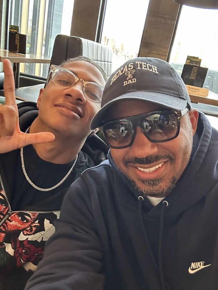 Me And My Son. 21 And 43!