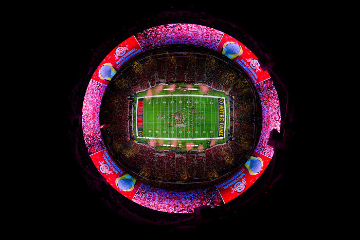 Venues & Views, Gold: Championship Chaos From Above By Andrew Hancock