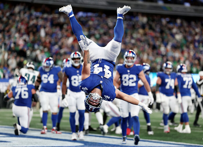 American Football, Bronze: Touchdown Backflip By Al Bello