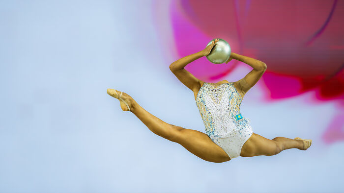 Gymnastics, Silver: Graceful Poise By Arnab Sarkar