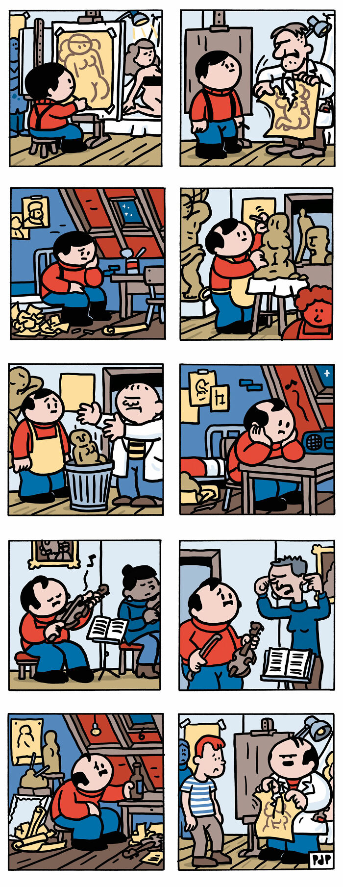 29 Wordless Comics That Sneak Up and Hit You Where It Hurts... then Make You Laugh