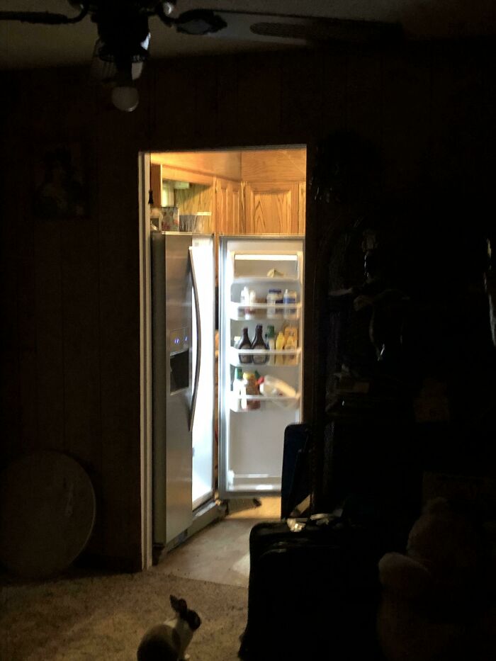 Mother-In-Law Cooks with Fridge Door Wide Open Like It’s a Summer Breeze