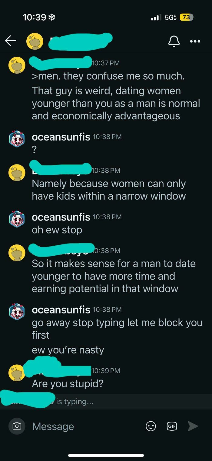 Reply to My Comment on Age Gaps That Made Me Go Ew