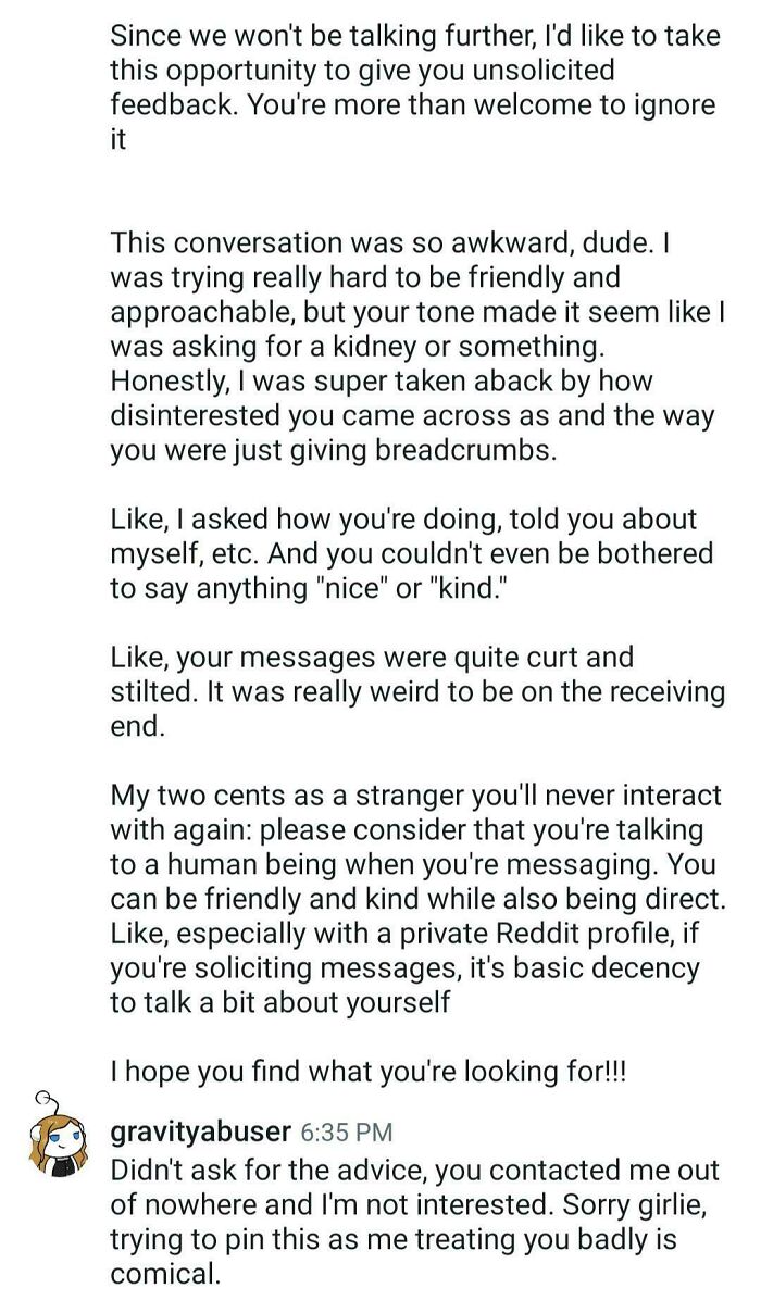 Girl Added Me and Sent This After I Said No