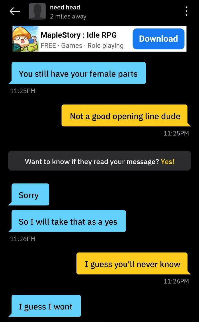 I Know This Is Grindr, But Come On Man