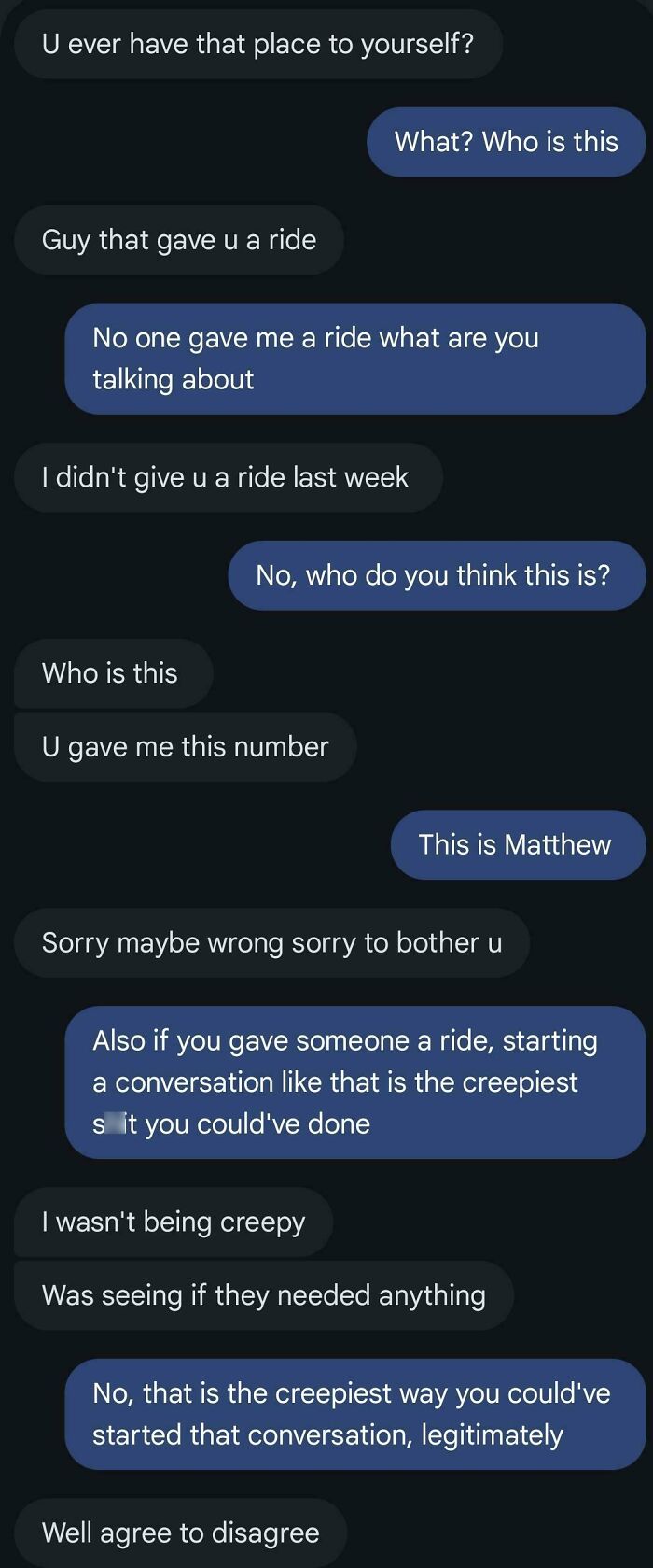 Creepy Way to Start a Chat? You Bet!