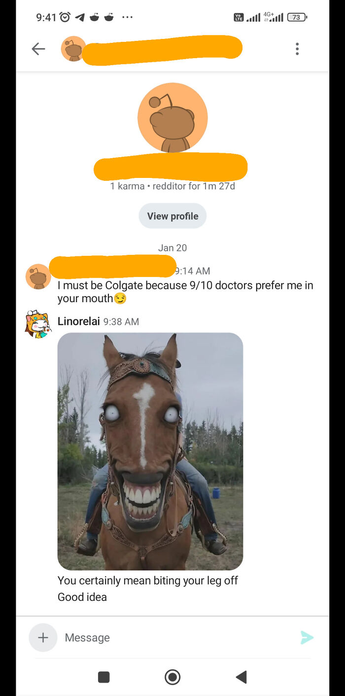 Loser Deleted His Message—Had to Laugh