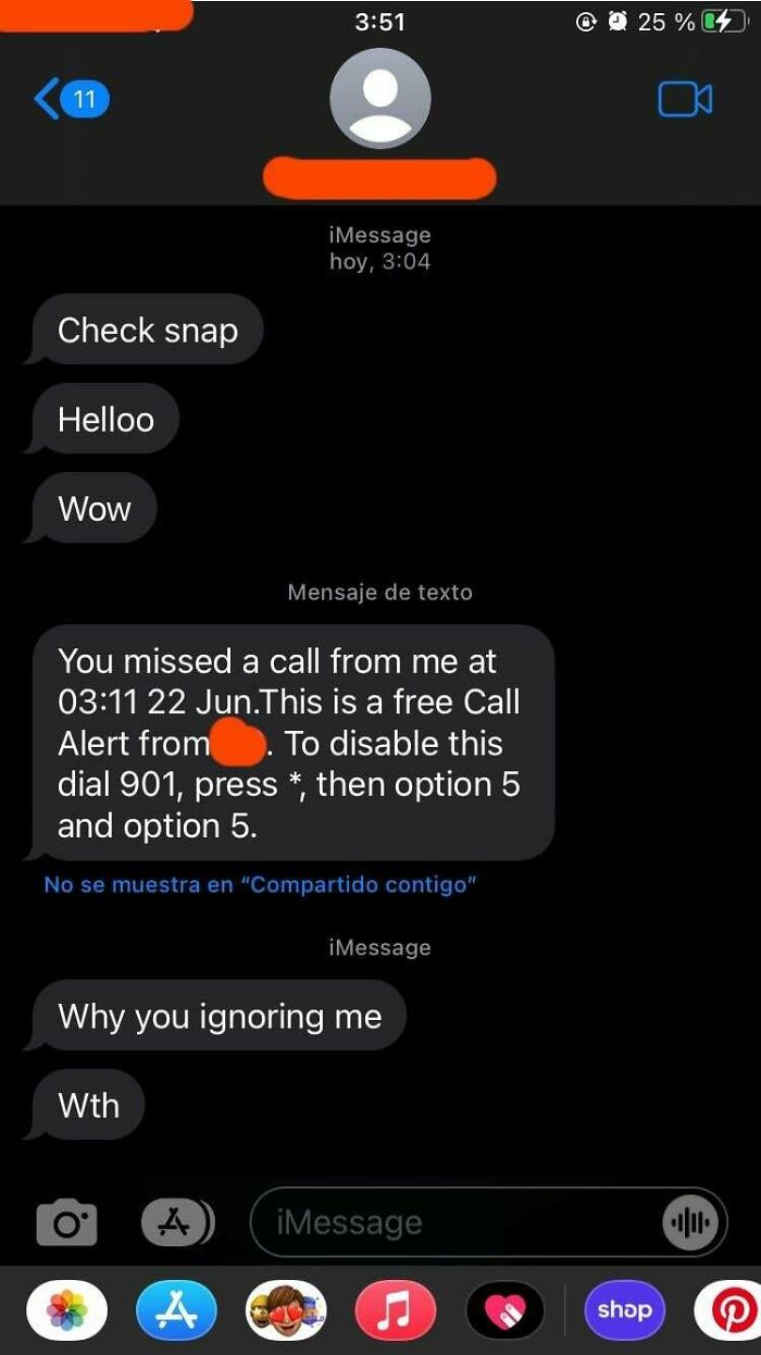 "Why You Ignoring Me?" Nah, Just Nope.