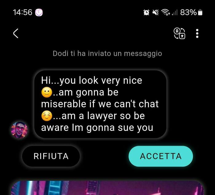 Not So Creepy, Just Plain Weird (He’s 40, I’m 20)