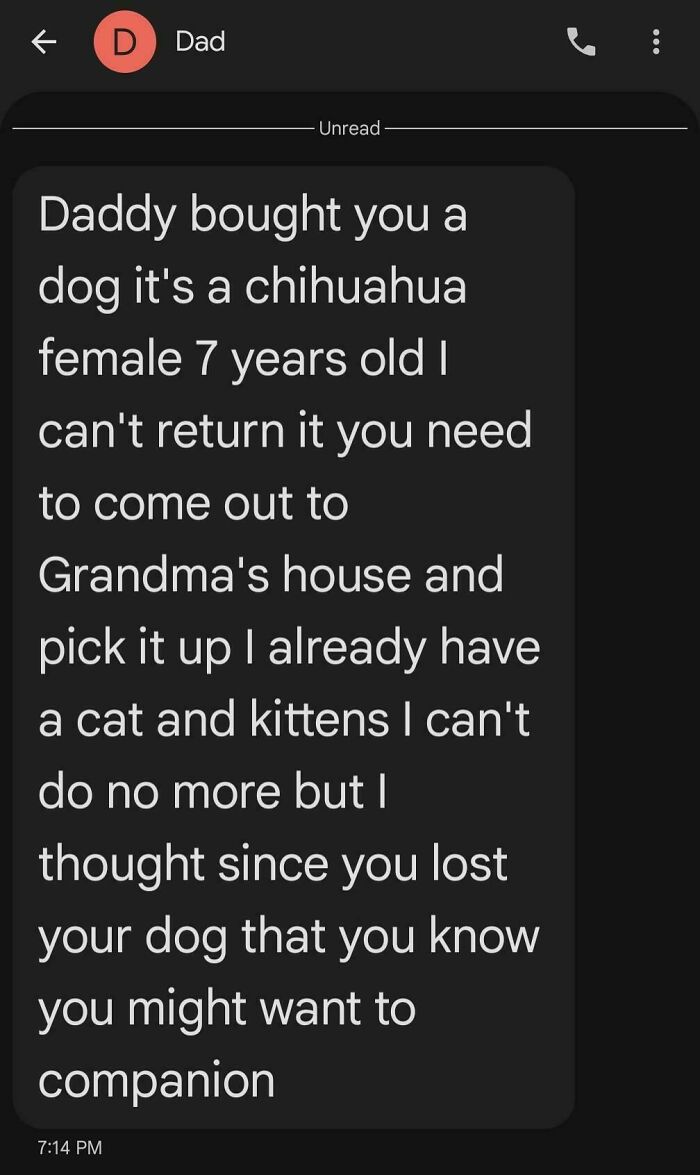 My Dad Sent Me This Text (I'm 34) — Yikes