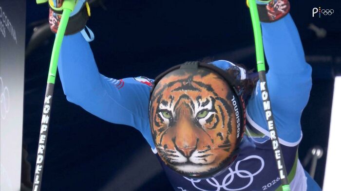 The Most Intimidating Ski Helmet? Italy’s Federica Brignone Says Hello