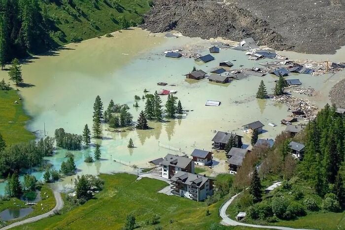 Swiss Town Evacuated After Glacier Meltdown