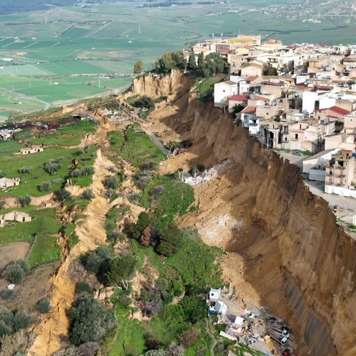 Sicily’s Illegal Town on a Landslide Edge