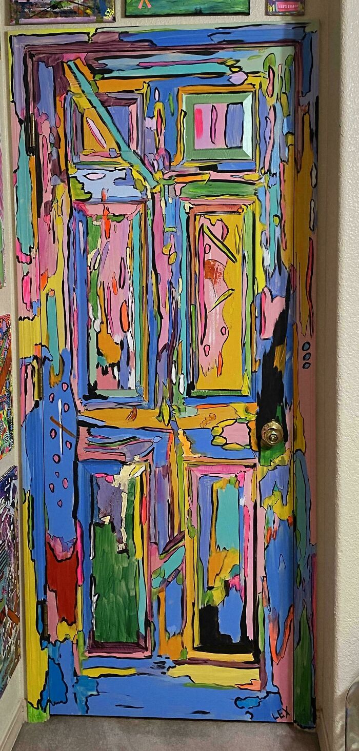 Sneak Peek Into My Art Studio Door—Total Maximalist Energy!