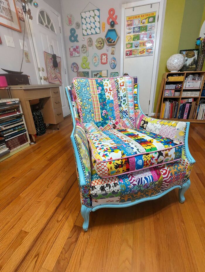 I Made This Patchwork Chair and It’s Awesome