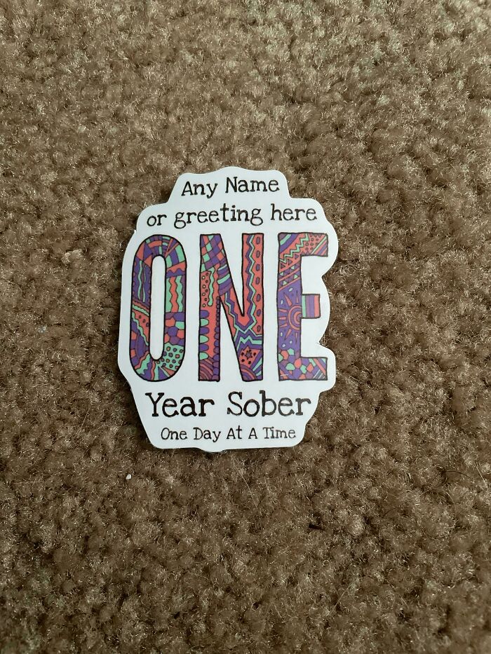 Bought Sober Stickers For Clients. Didn’t Expect This
