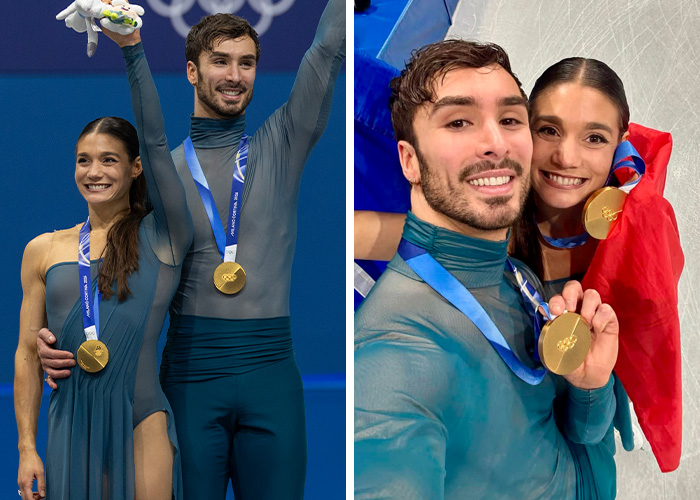 French Ice Dancers Get Roasted For Their Chill After Winning Gold