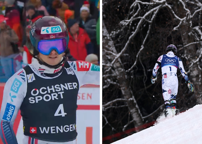 Norwegian Ski Star Walks Off Into The Woods After Bombing His Run