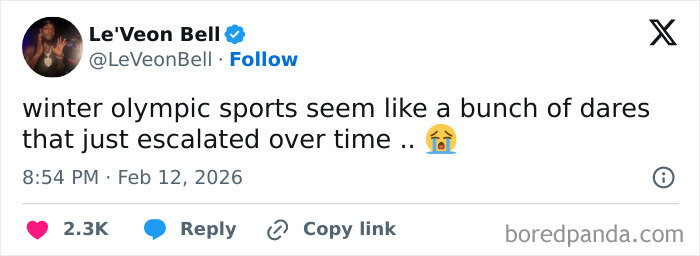 The Funniest Winter Olympics Tweets That'll Make You Laugh Out Loud (55 Posts)