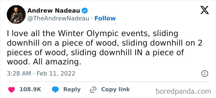 The Funniest Winter Olympics Tweets That'll Make You Laugh Out Loud (55 Posts)