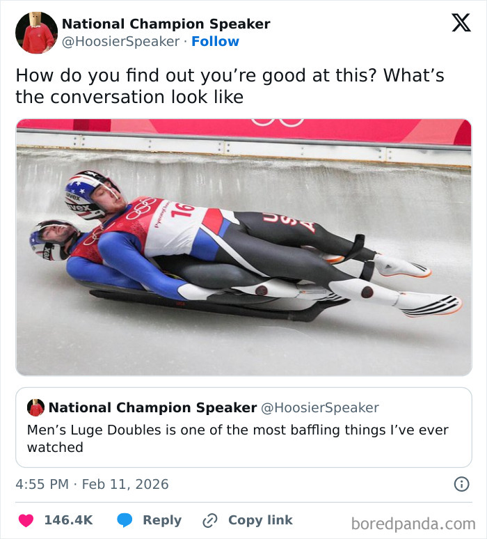 The Funniest Winter Olympics Tweets That'll Make You Laugh Out Loud (55 Posts)