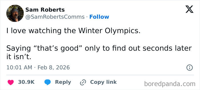 The Funniest Winter Olympics Tweets That'll Make You Laugh Out Loud (55 Posts)