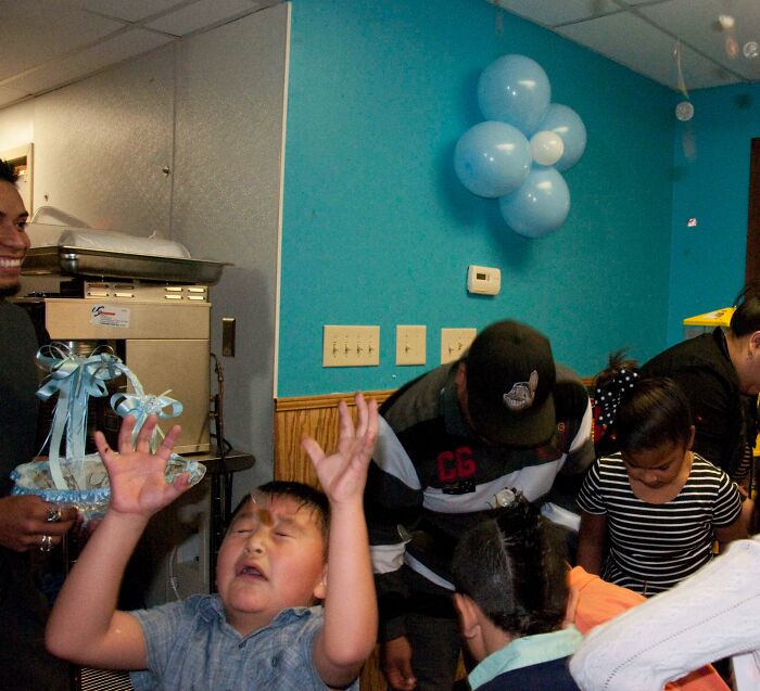 Kid Gets Smacked By Coin At Baptism—Caught Dead-On