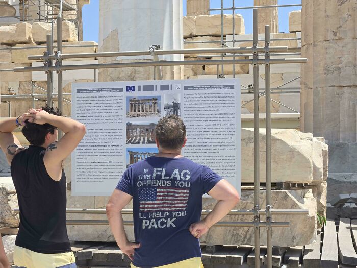 The American Tourist in Greece: Fashion Sense Questionable