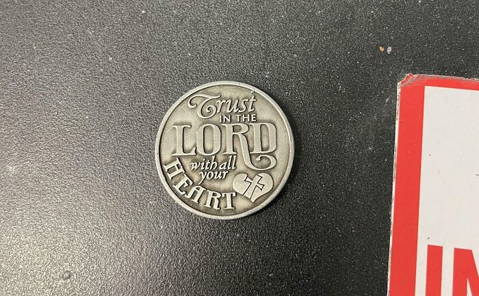 Religious Stuff Left On My Desk, Without Me Ever Saying A Word About Faith