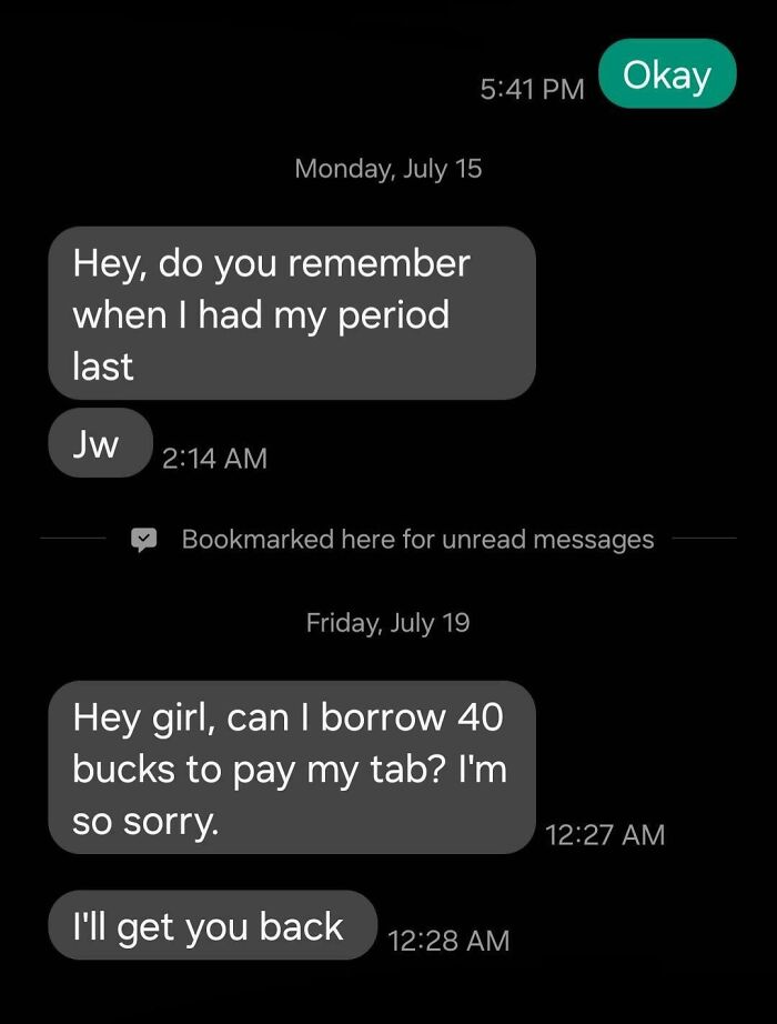 Coworker Asks Me To Pay Her Bar Tab At 1am. Uh, No Thanks!