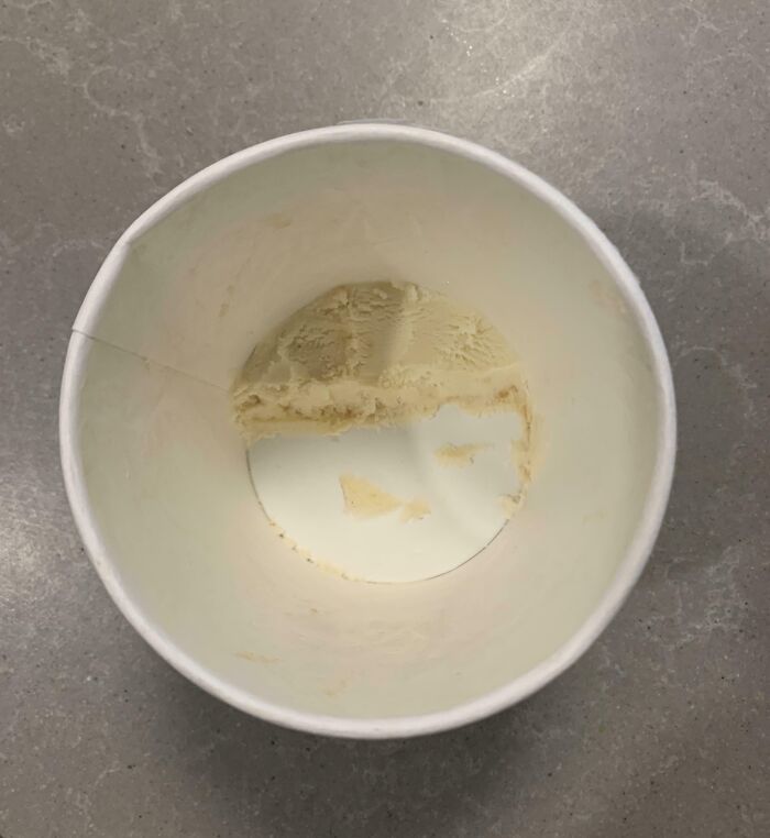 How Much Ice Cream Did My Wife Leave For Me? Hint: Not Much