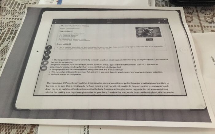 Mom Photocopies Recipes From Her iPad—Wait, What?
