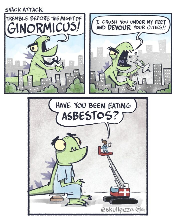 Let’s Dive Into These Hilariously Creepy Skull Pizza Comics!