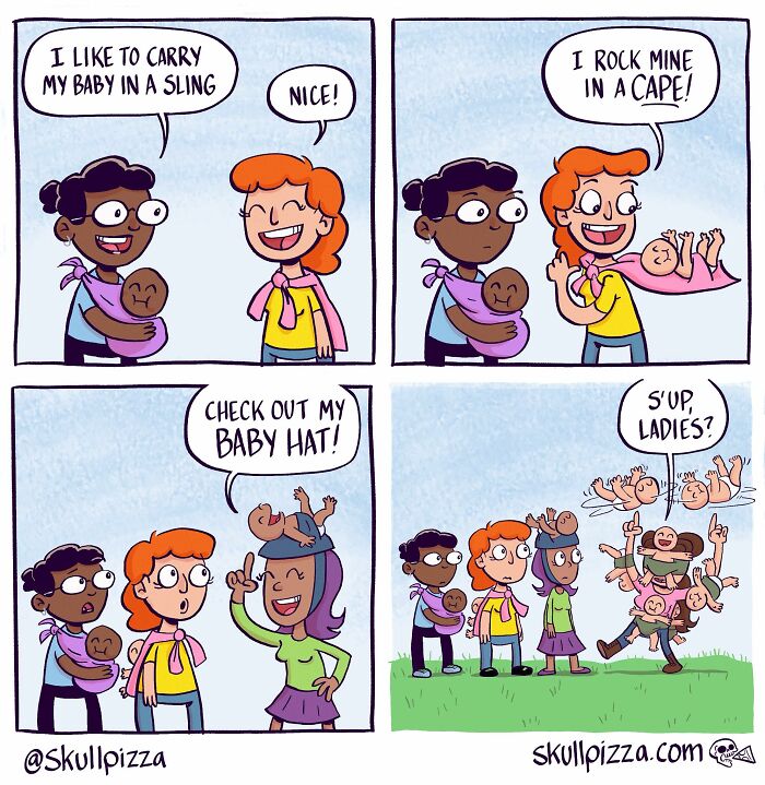 Let’s Dive Into These Hilariously Creepy Skull Pizza Comics!