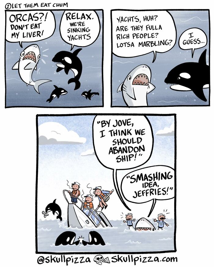 Let’s Dive Into These Hilariously Creepy Skull Pizza Comics!