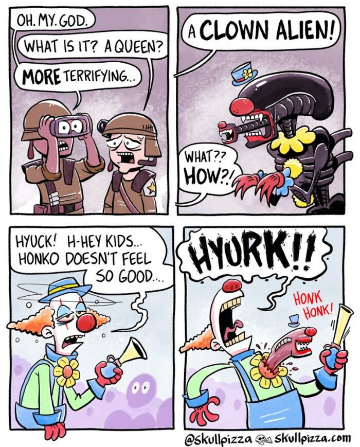 Let’s Dive Into These Hilariously Creepy Skull Pizza Comics!