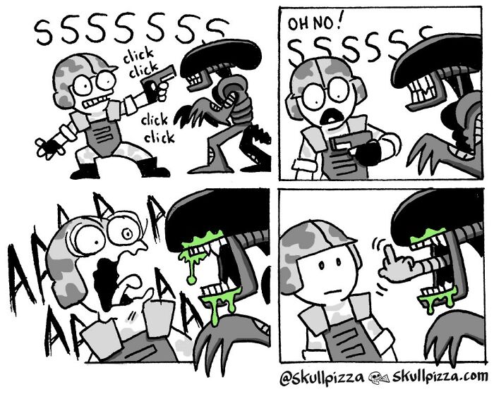 Let’s Dive Into These Hilariously Creepy Skull Pizza Comics!