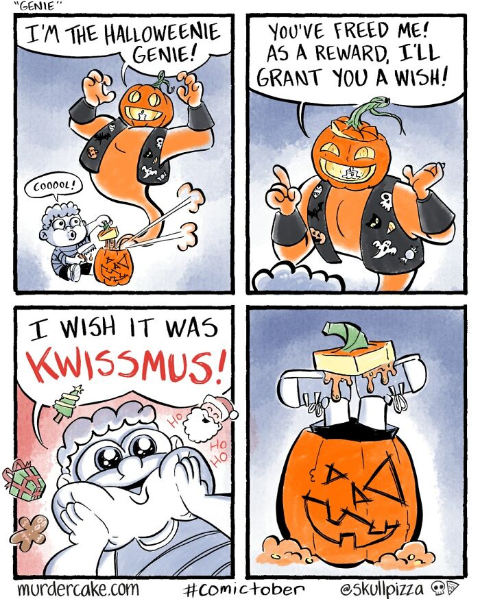 Let’s Dive Into These Hilariously Creepy Skull Pizza Comics!