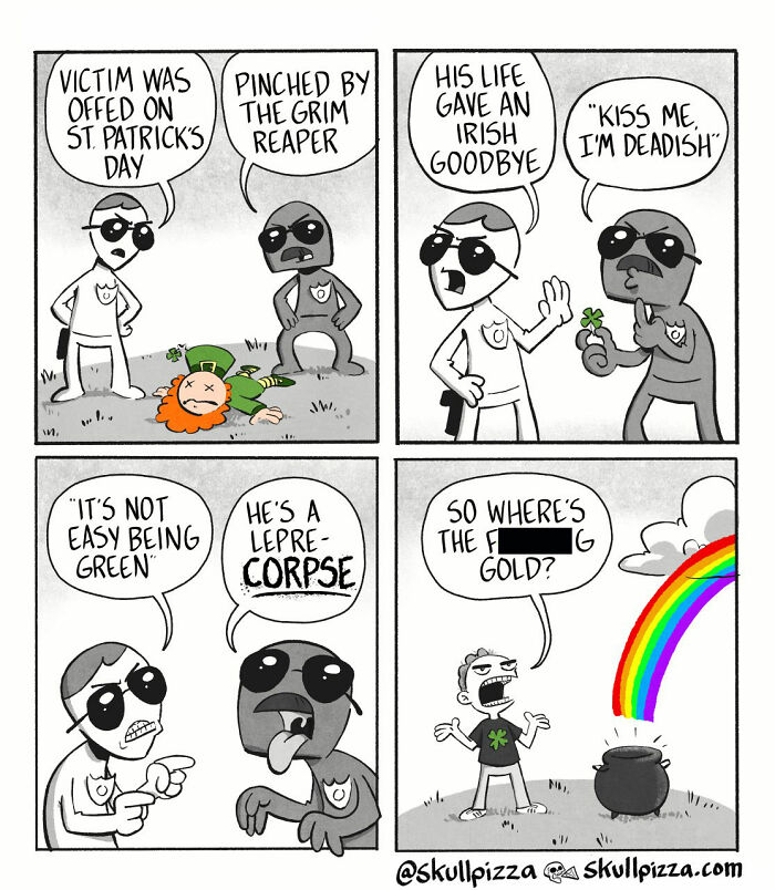 Let’s Dive Into These Hilariously Creepy Skull Pizza Comics!